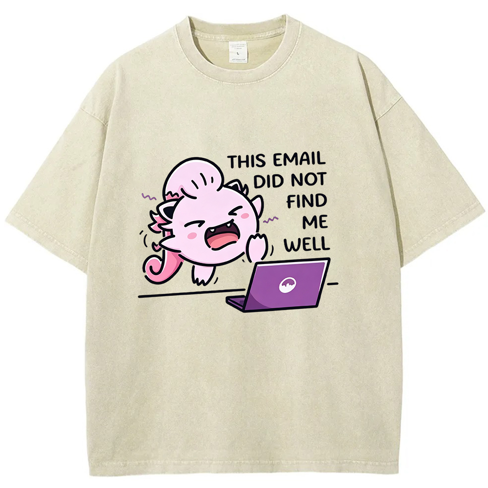 Vintage Washed Jigglypuff T-Shirt, Funny Work Meme Pokemon Tee