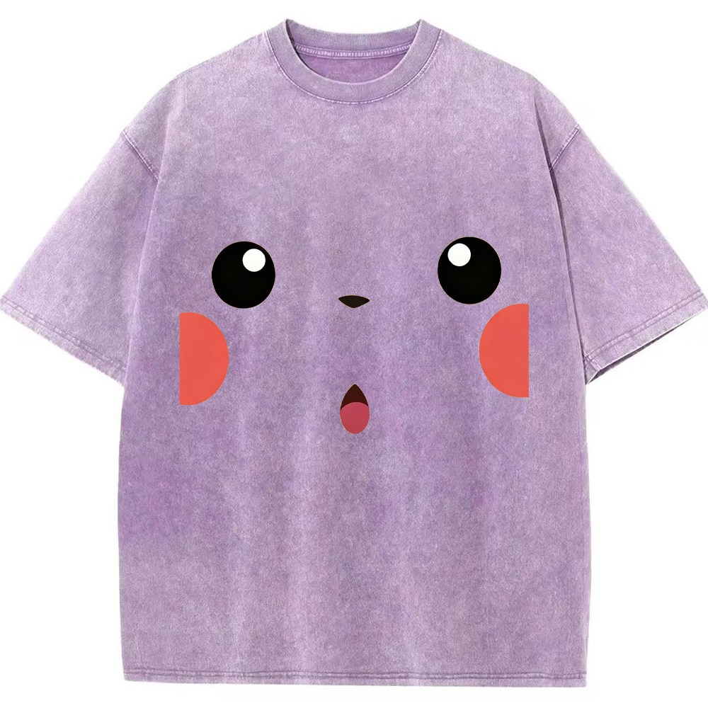 Pikachu Cartoon Tee | Pokemon Anime