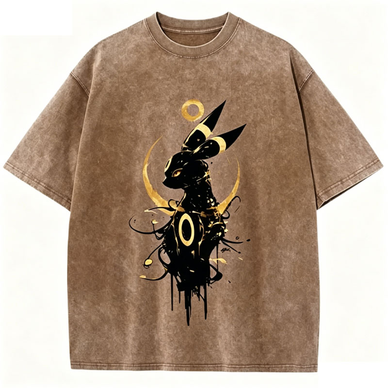 Umbreon Unisex Vintage Washed Tee