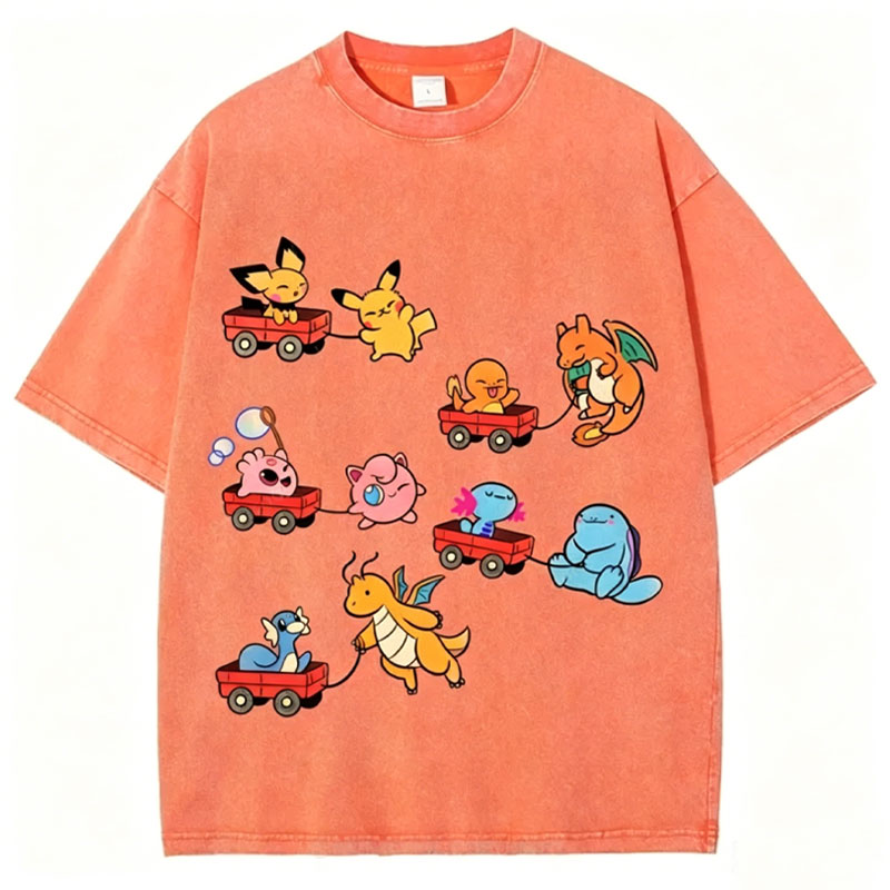 Pokémon Advanced Form Unisex Vintage Washed Tee