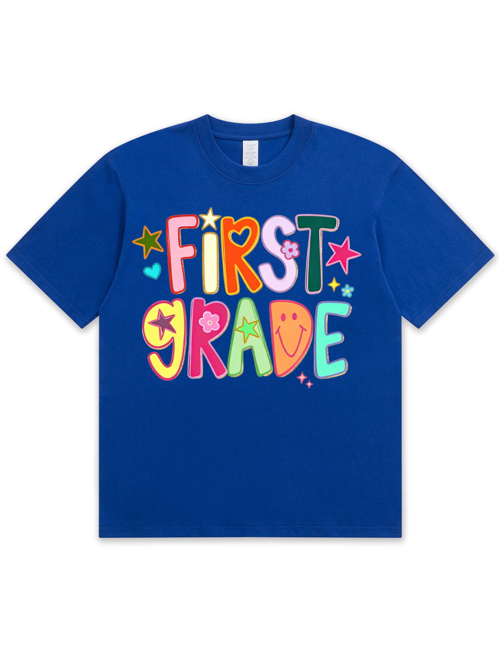 Preppy Hand Drawn Colorful Doodle Teacher Shirt