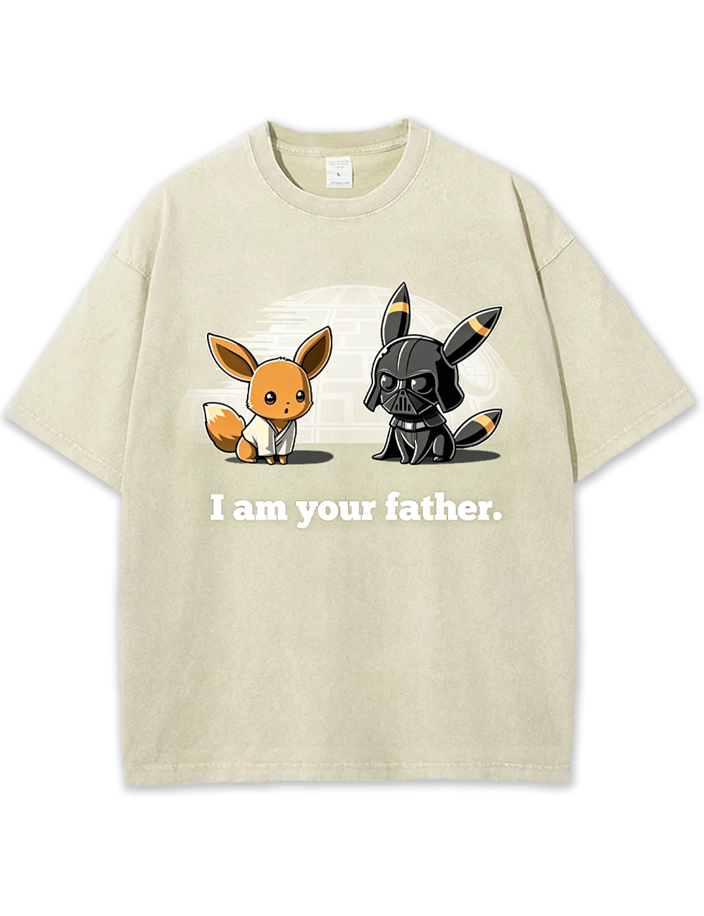 Star Wars Eevee Duo Cartoon Tee | Pokemon Anime