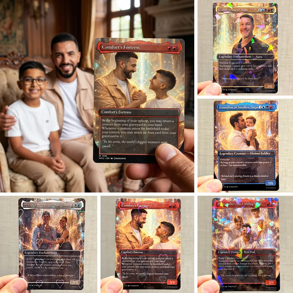 Custom Anime Dad MTG Magic TCG Card For Magic Dad
