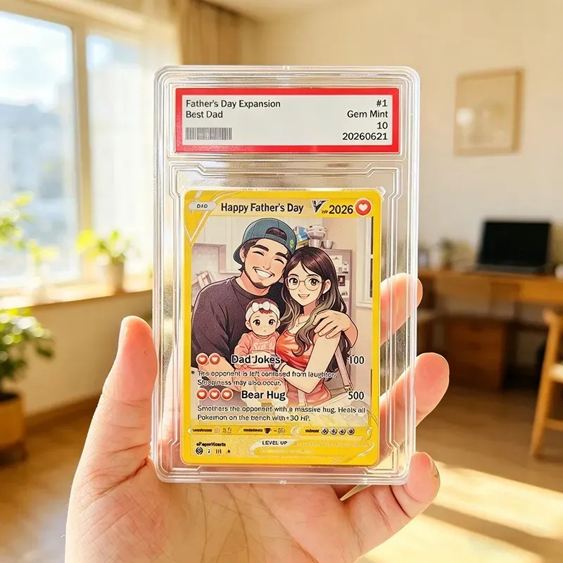 ❤️ Custom V Pokecard Photo Anime Card For Pokedad