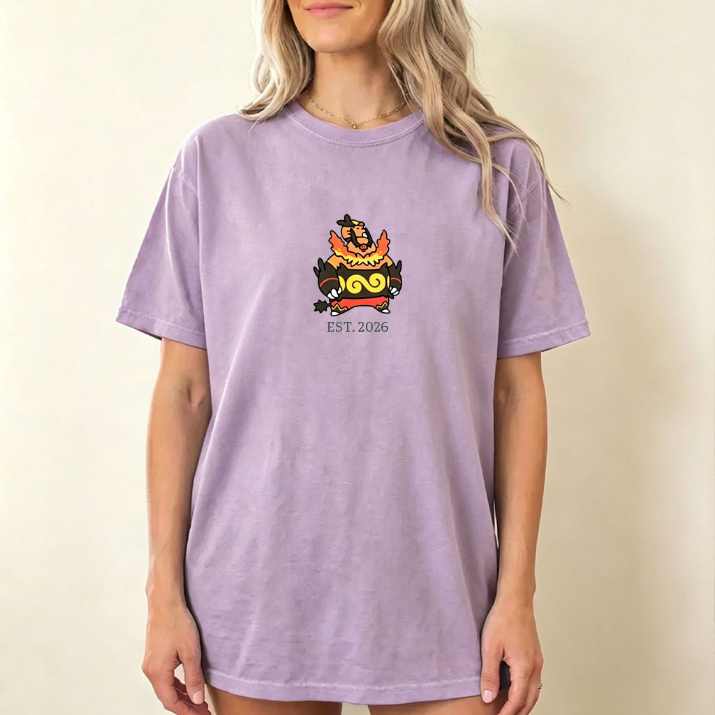 Cute Parent & Kid Emboar Vintage Washed T-Shirt
