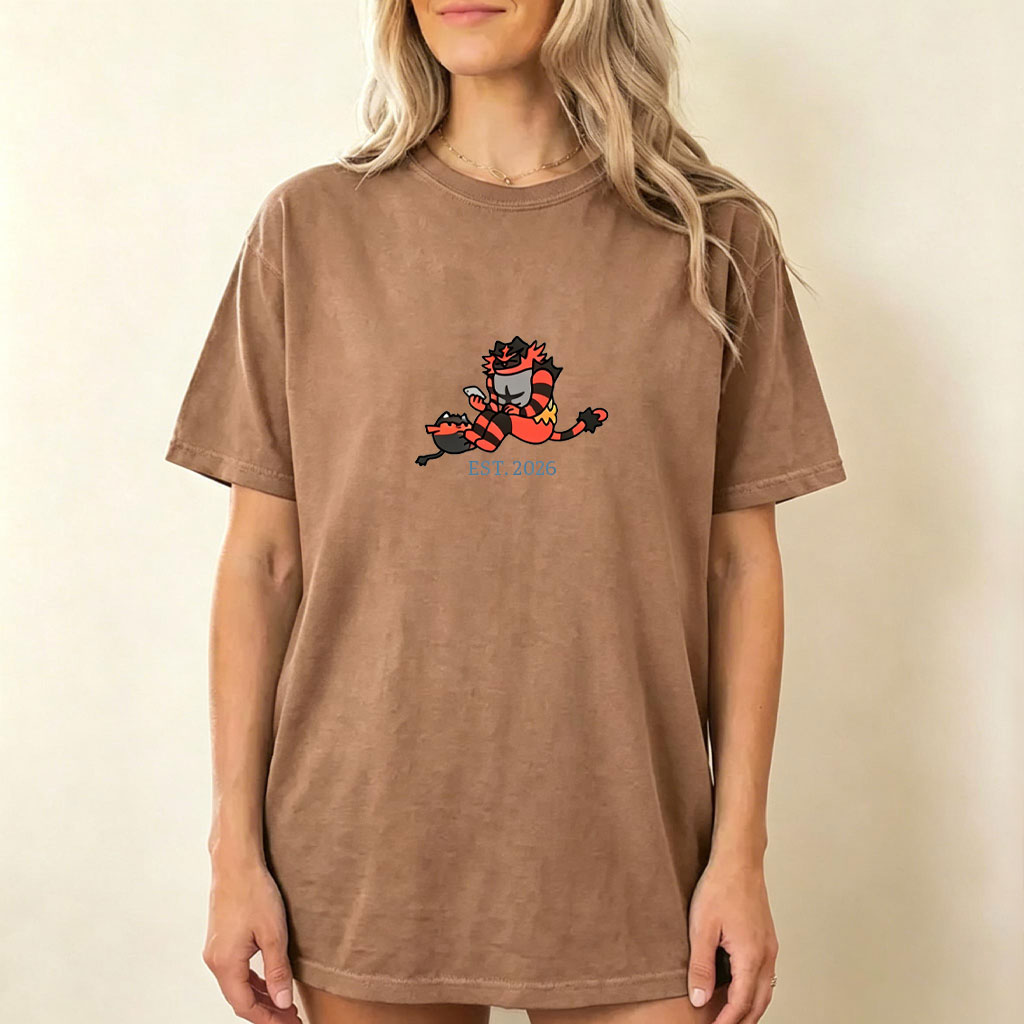 Cute Parent & Kid Incineroar Vintage Washed T-Shirt