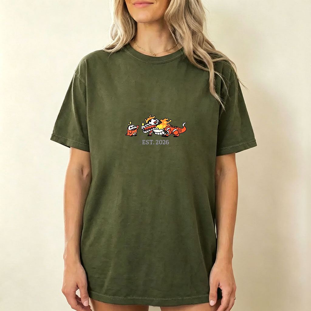 Cute Parent & Kid Skeledirge Vintage Washed T-Shirt