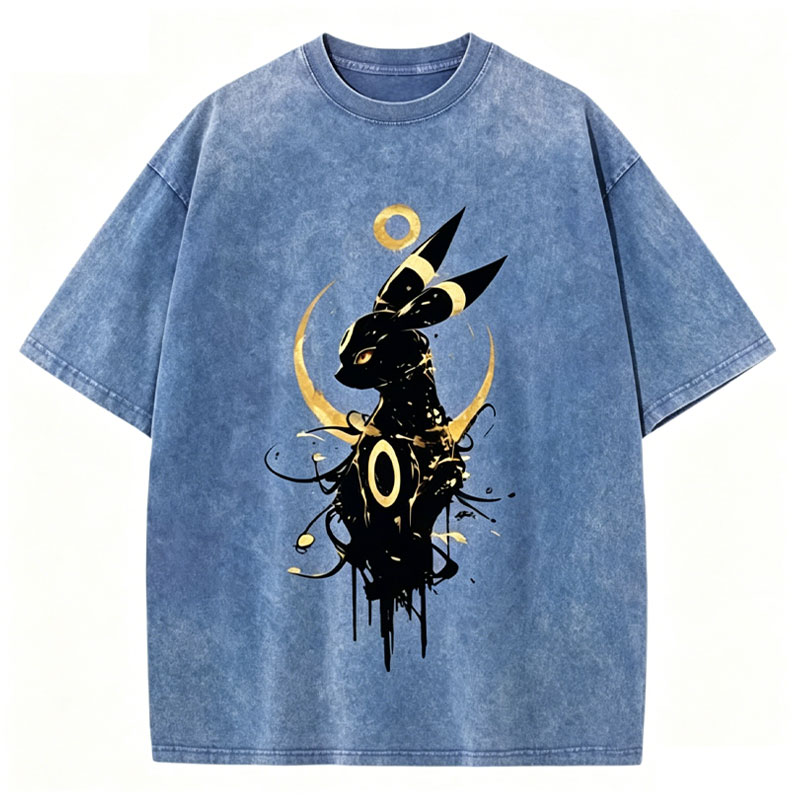 Umbreon Unisex Vintage Washed Tee