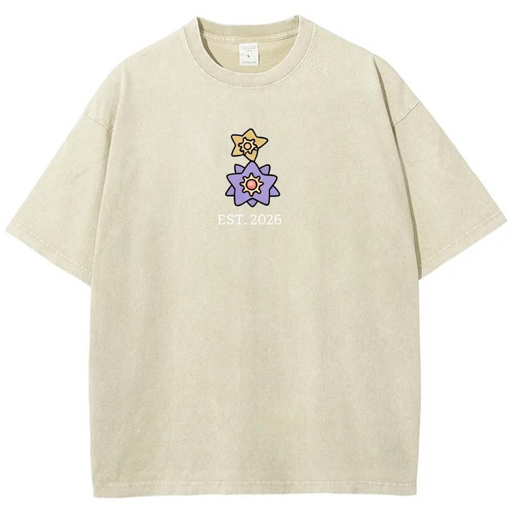 Cute Parent & Kid Starmie Vintage Washed T-Shirt