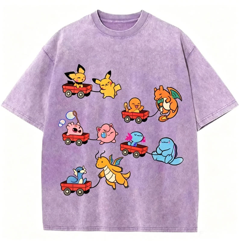 Pokémon Advanced Form Unisex Vintage Washed Tee