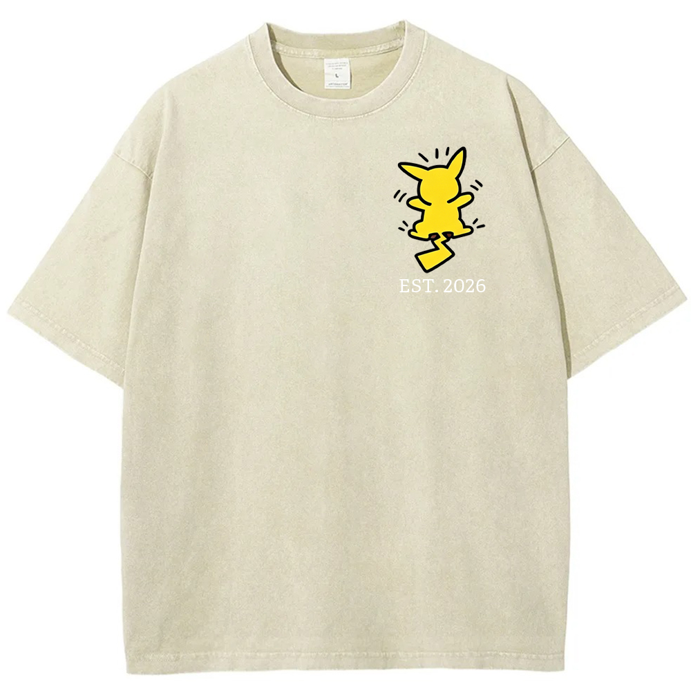 ront & Back Multi Pokemon Silhouette Family Tee | Pokemon Anime