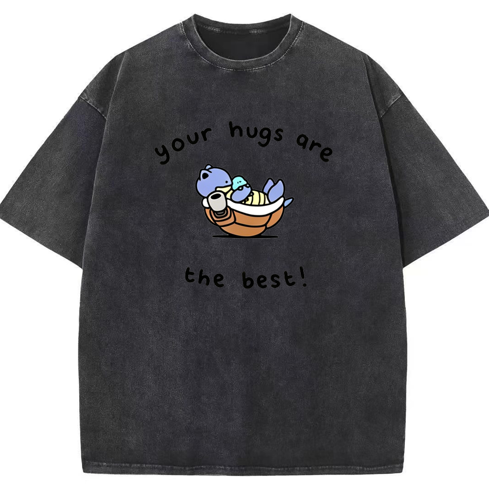 Best Hugs Love Quote Vintage Washed T-Shirt | Pokemon Anime