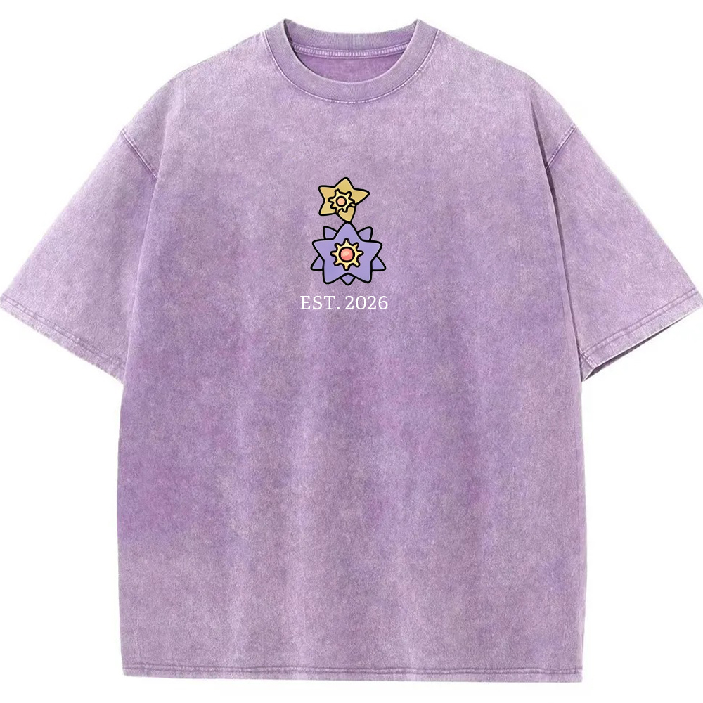 Cute Parent & Kid Starmie Vintage Washed T-Shirt
