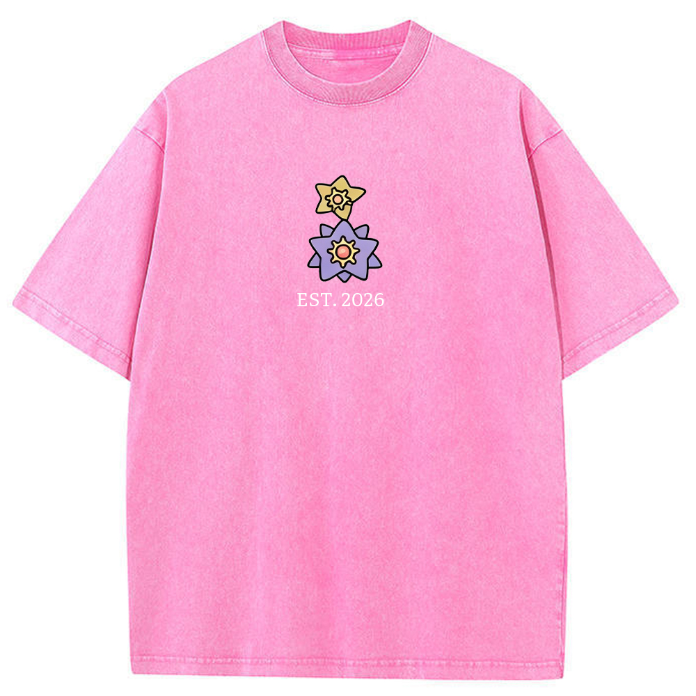 Cute Parent & Kid Starmie Vintage Washed T-Shirt
