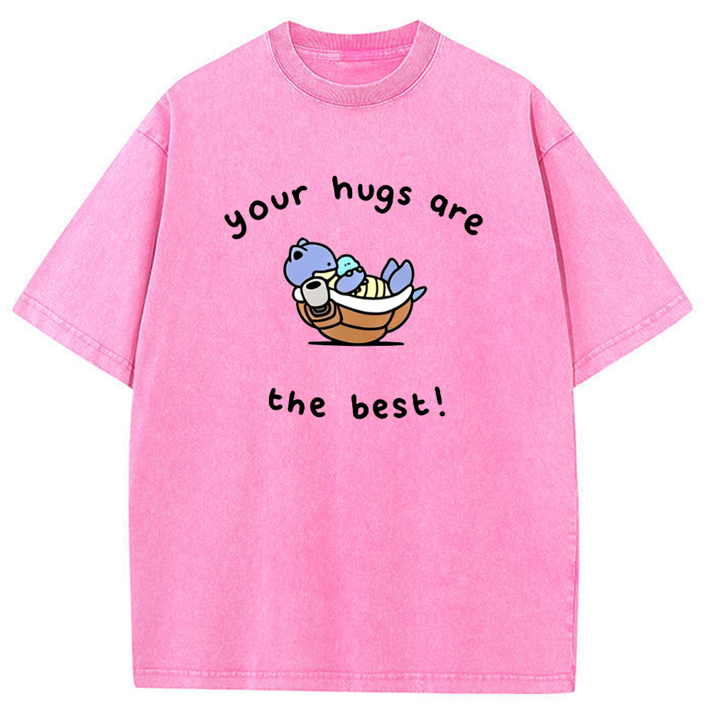 Best Hugs Love Quote Vintage Washed T-Shirt | Pokemon Anime