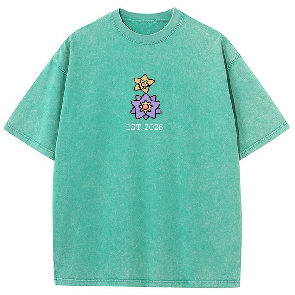 Cute Parent & Kid Starmie Vintage Washed T-Shirt