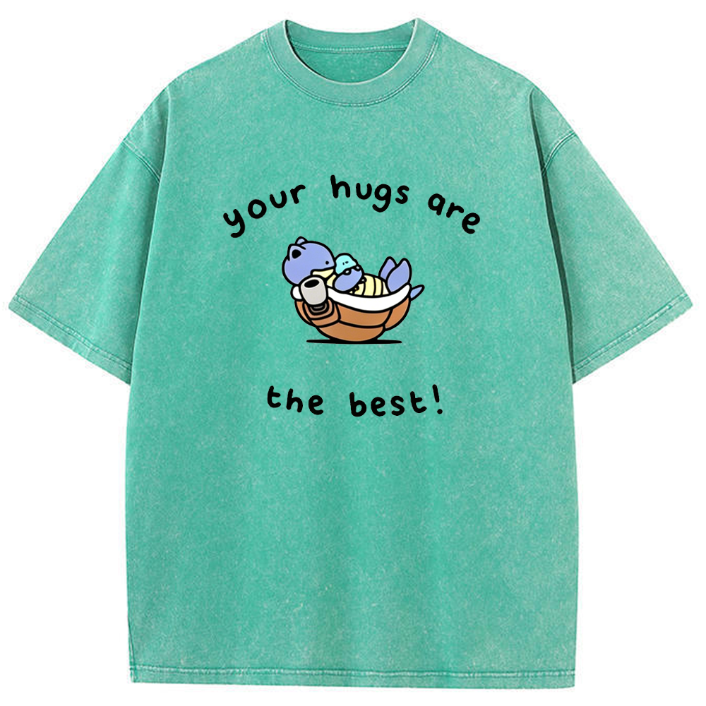 Best Hugs Love Quote Vintage Washed T-Shirt | Pokemon Anime