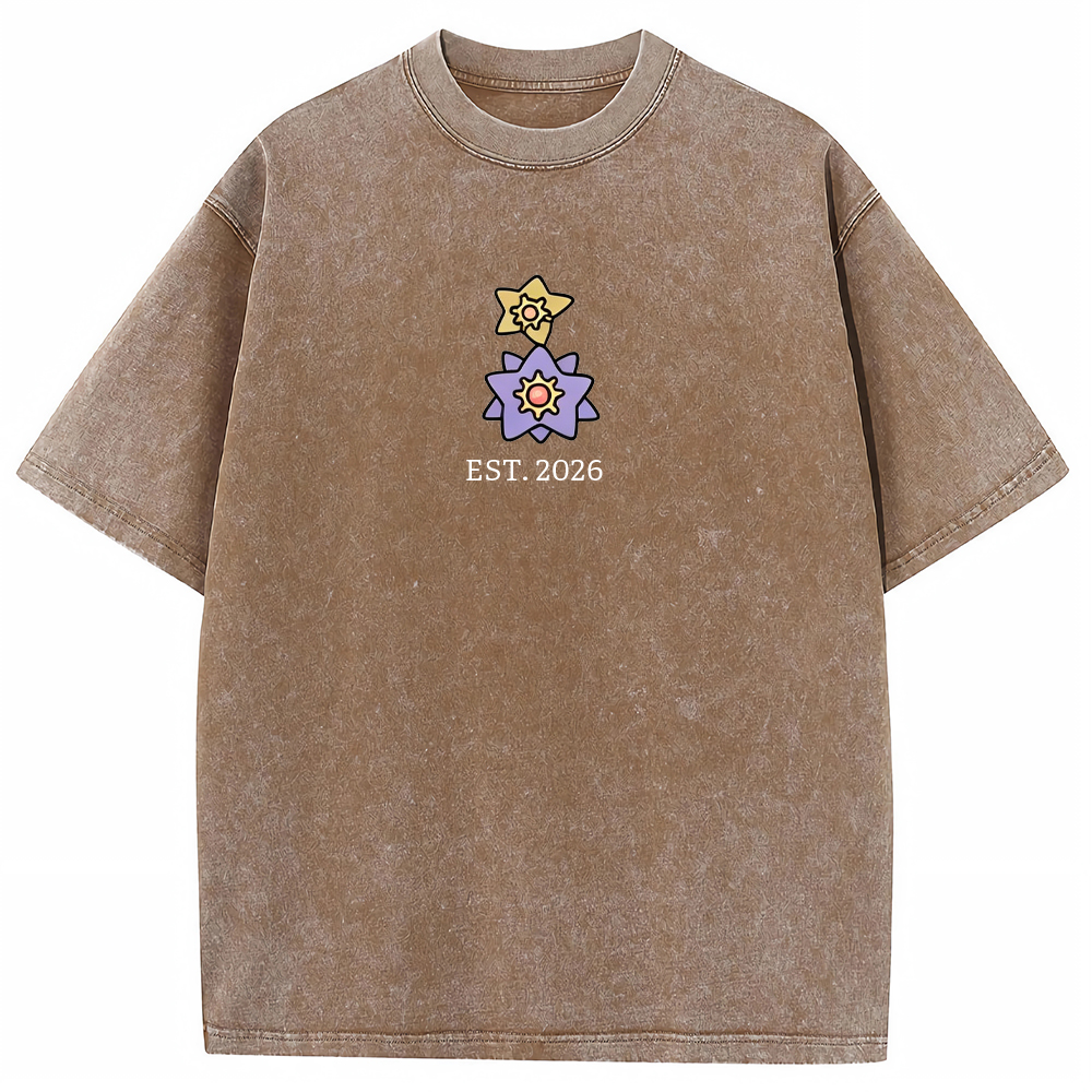 Cute Parent & Kid Starmie Vintage Washed T-Shirt