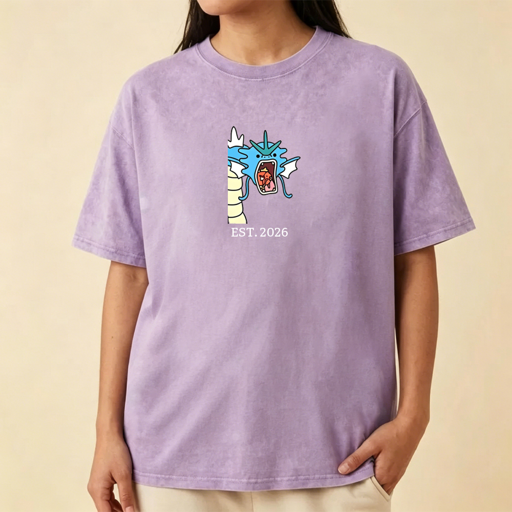 Cute Parent & Kid Dragonair Vintage Washed T-Shirt