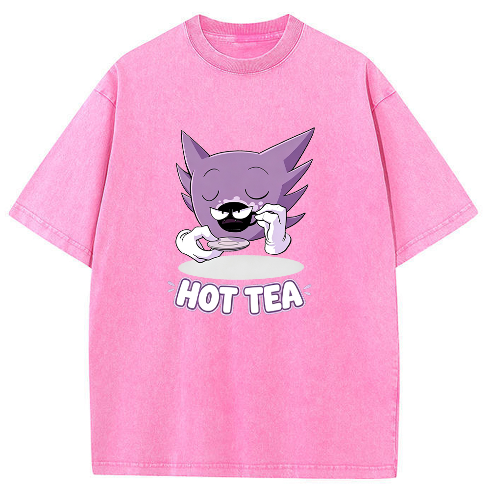 Haunter Sipping Tea Cartoon Tee | Pokemon Anime