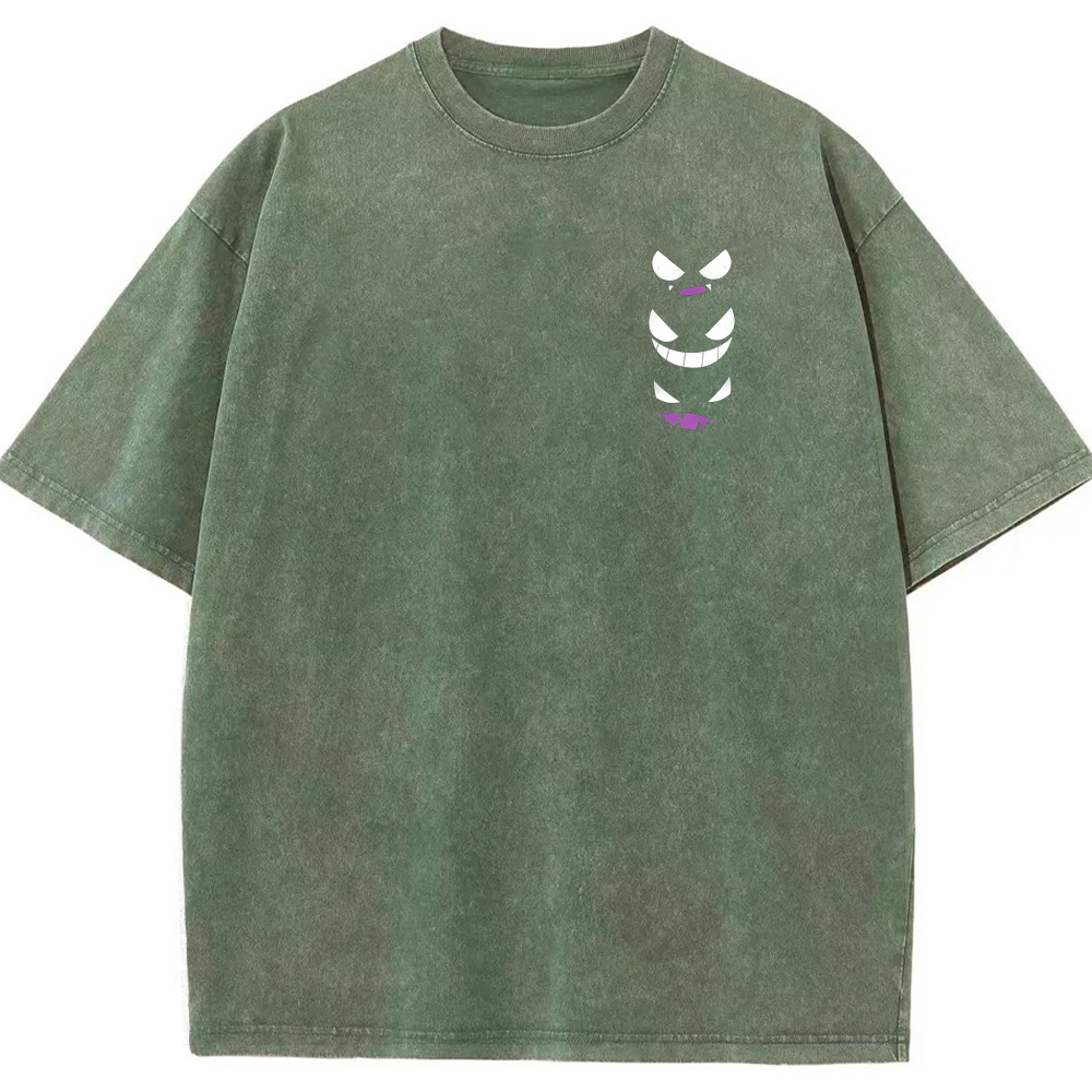 Crystal Ghost Evolution Full Back Graphic Tee | Pokemon Anime