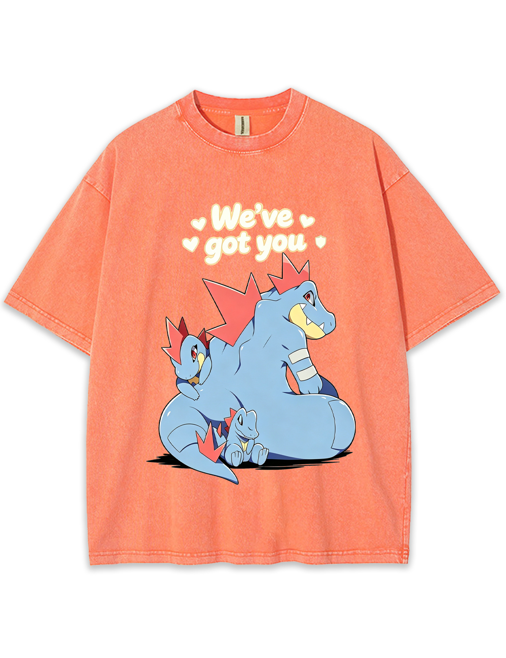 Parent & Kid Feraligatr Family Protect Vintage Washed T-Shirt