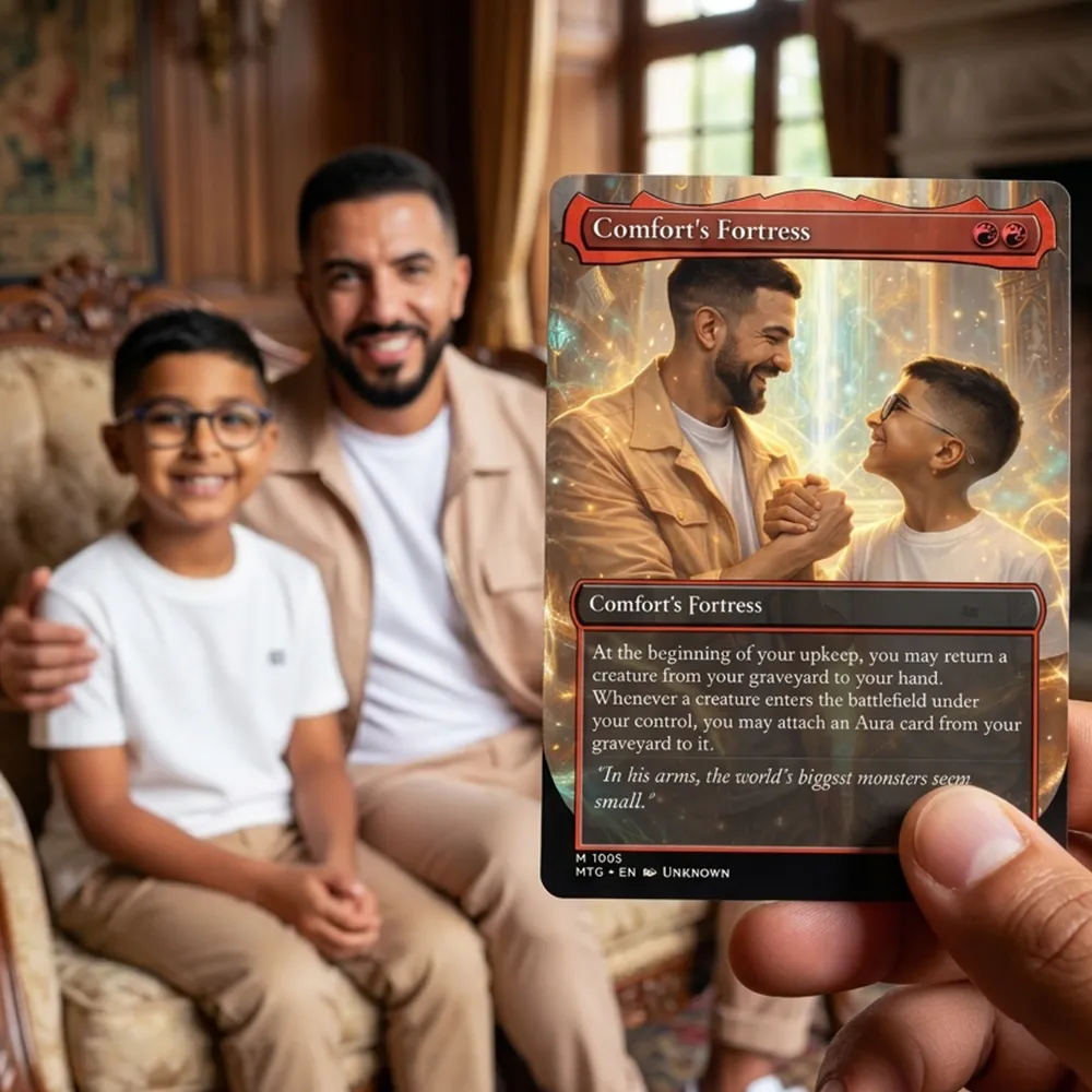 Custom Anime Dad MTG Magic TCG Card For Magic Dad