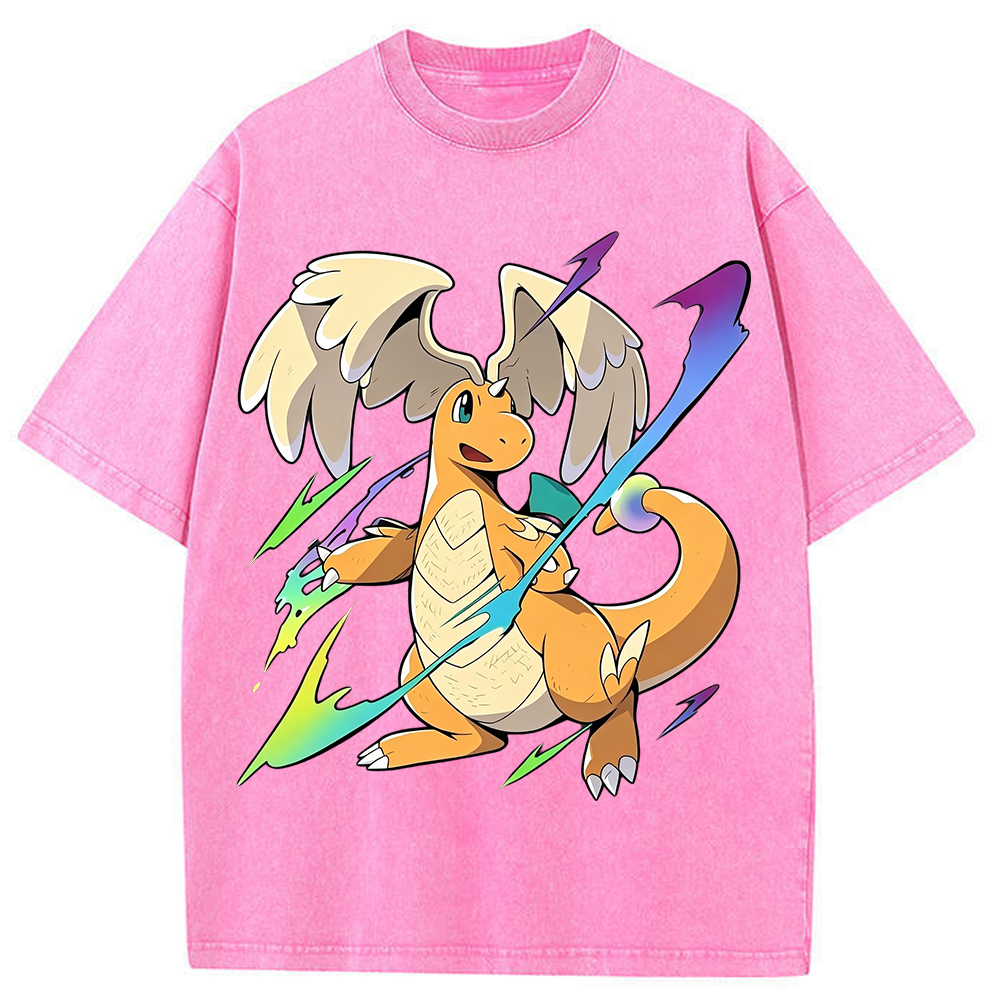 Flying Dragonite Neon Lightning Anime Sweatshirt