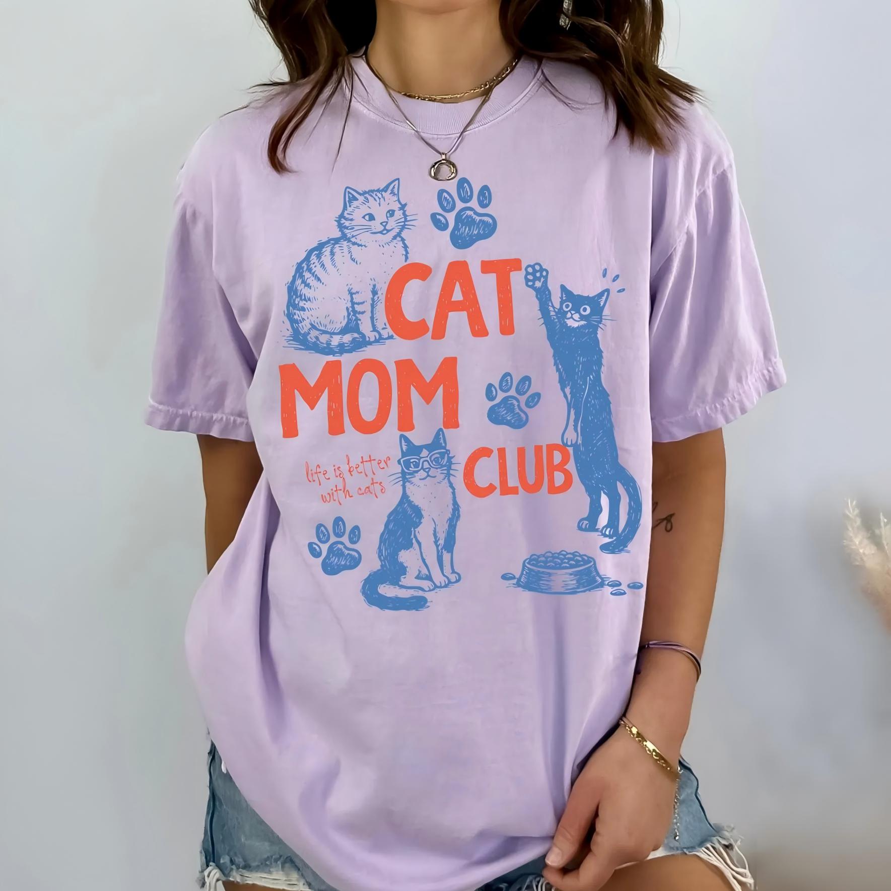 Cat Mom Club Comfort Colors