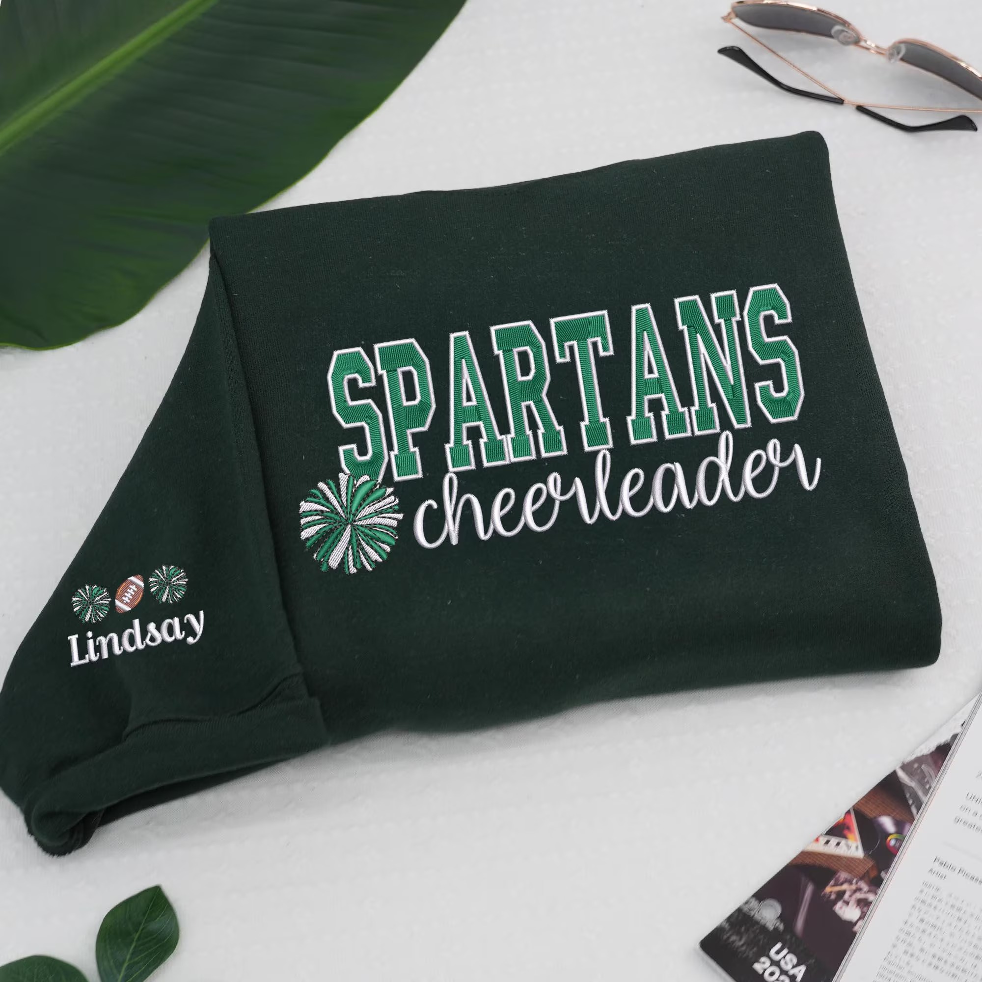 Custom Cheer Sweatshirt with Name-Gift For Custom