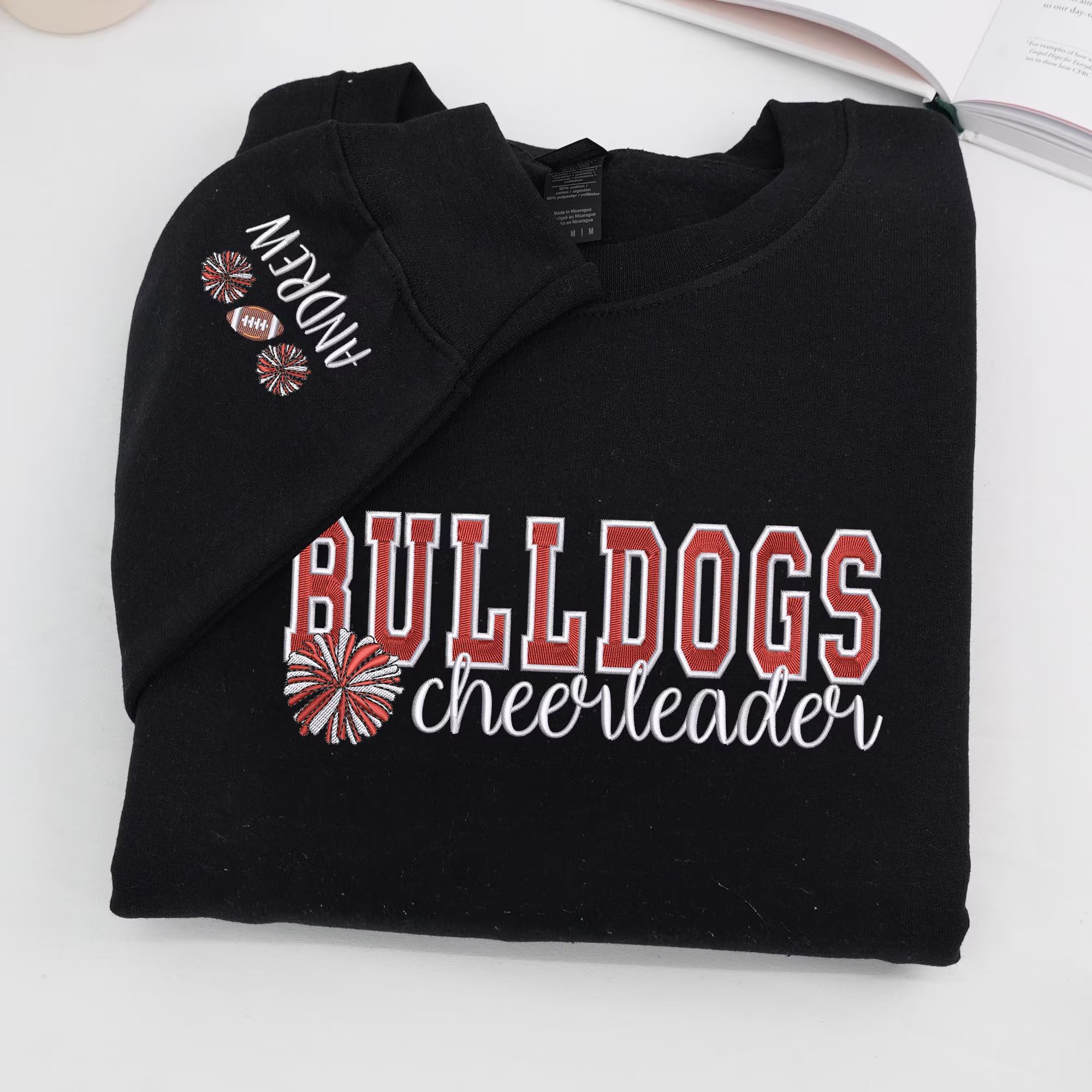 Custom Cheer Sweatshirt with Name-Gift For Custom