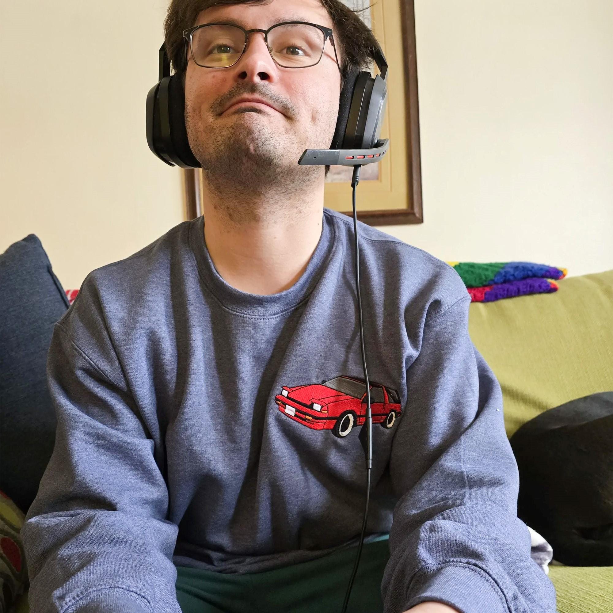 Custom Embroidered Car V2 Sweatshirt-Gift For Custom