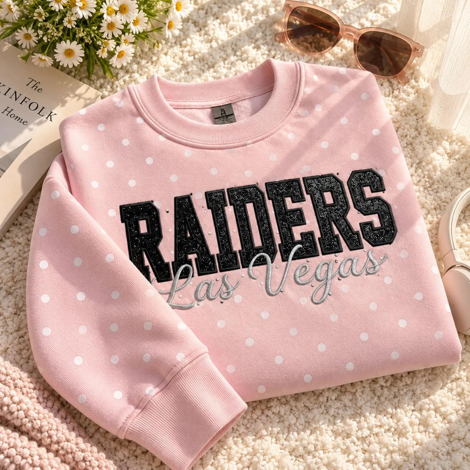 Custom Glitter Applique Team Sweatshirt