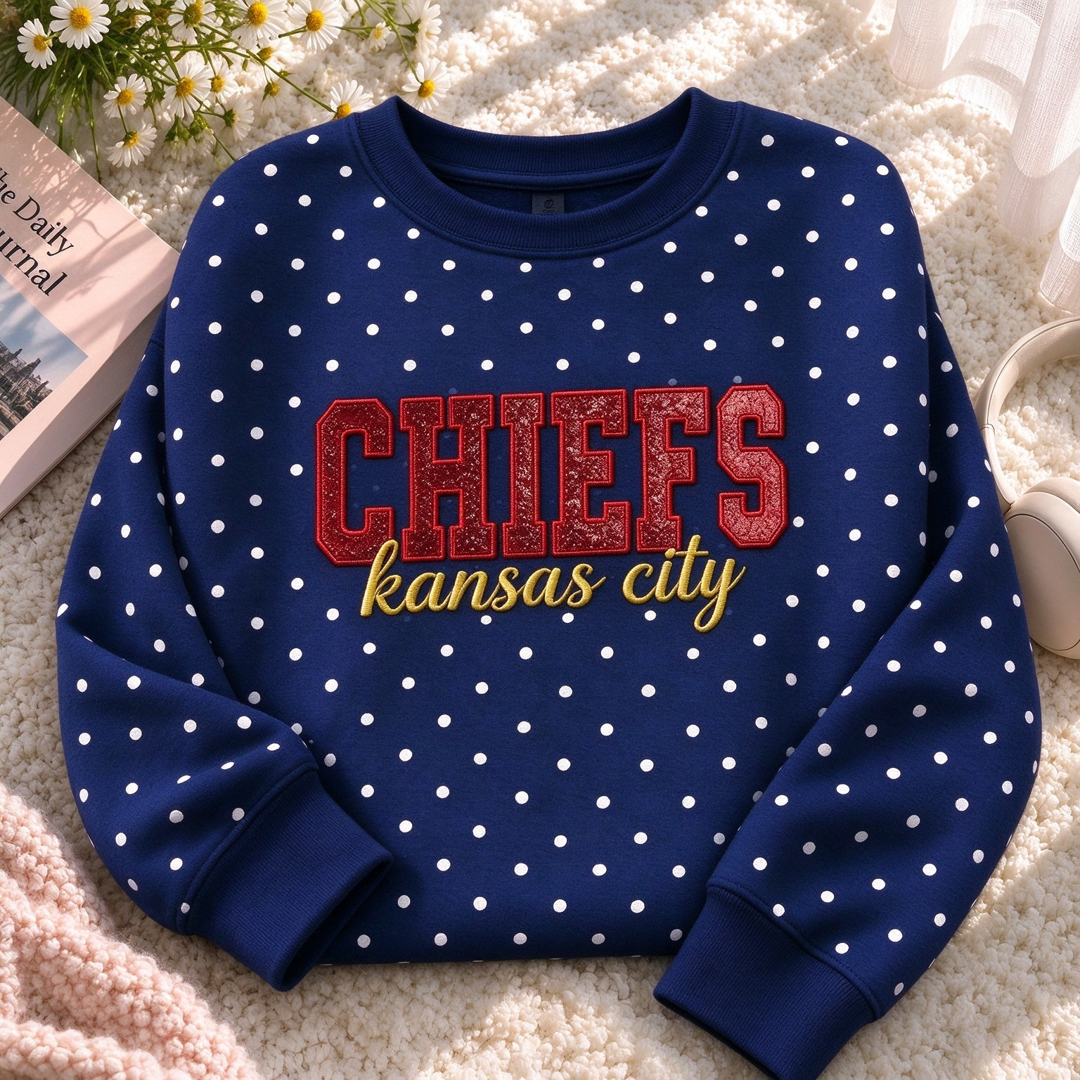 Custom Glitter Applique Team Sweatshirt