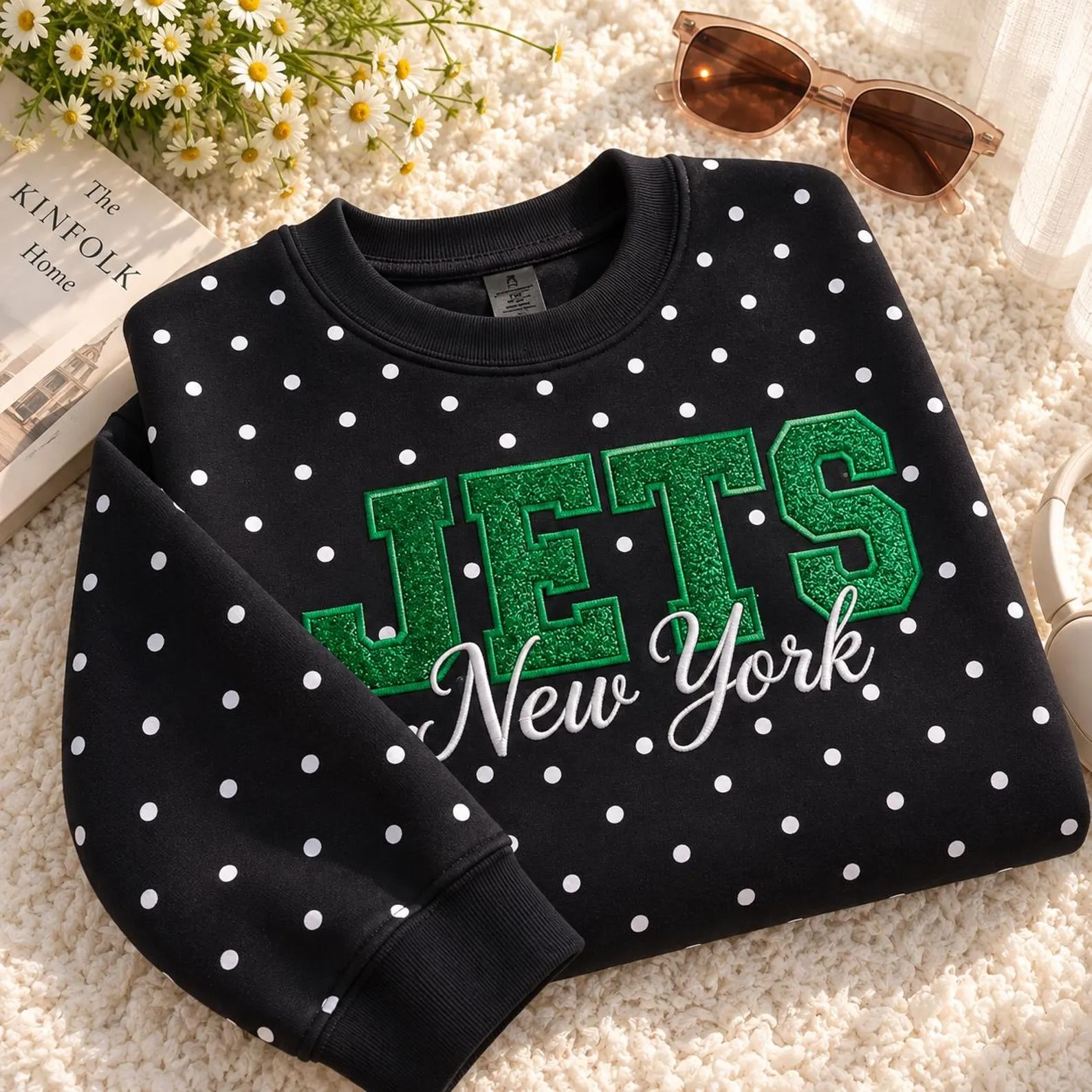 Custom Glitter Applique Team Sweatshirt