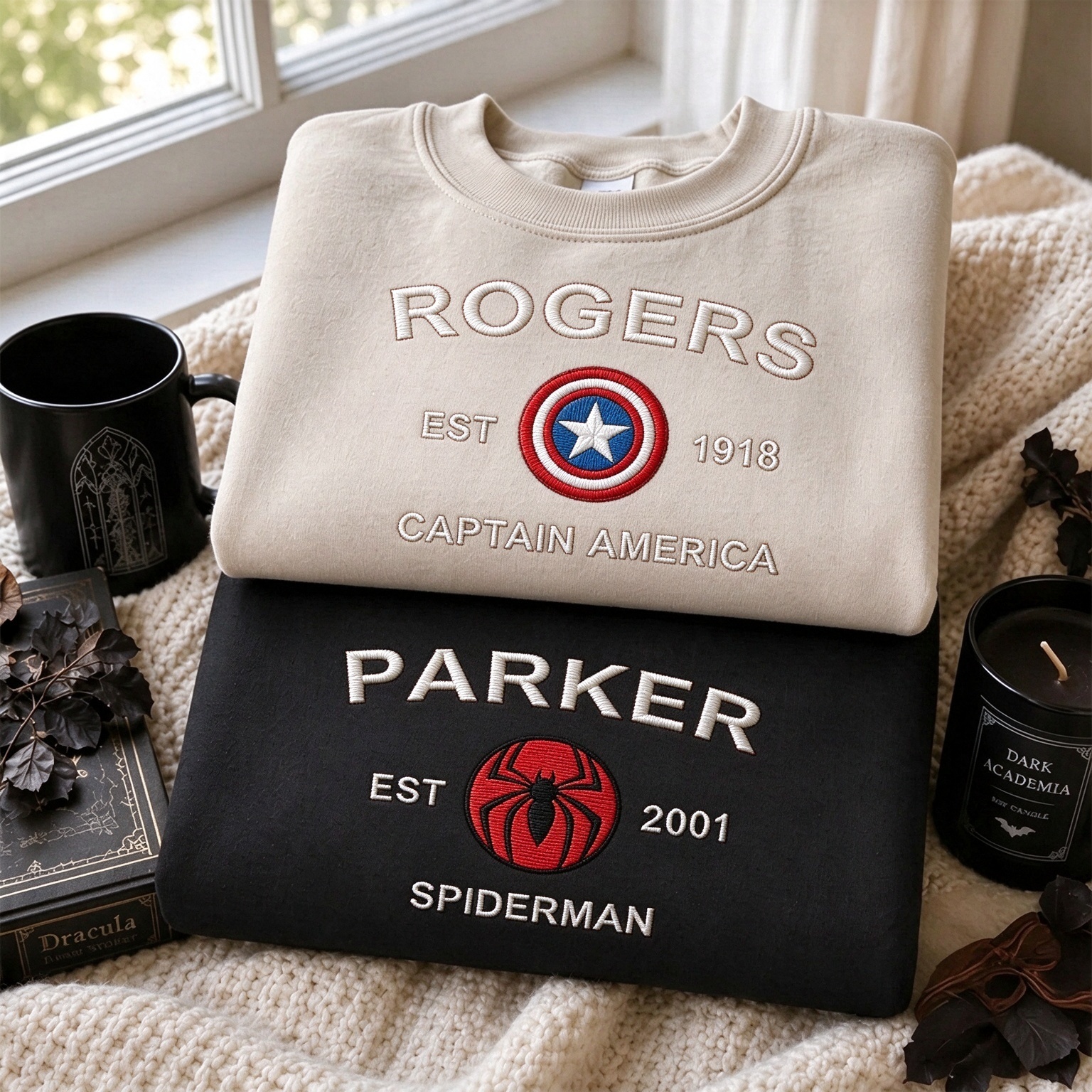 Custom Marvel Inspired Name Sweatshirt