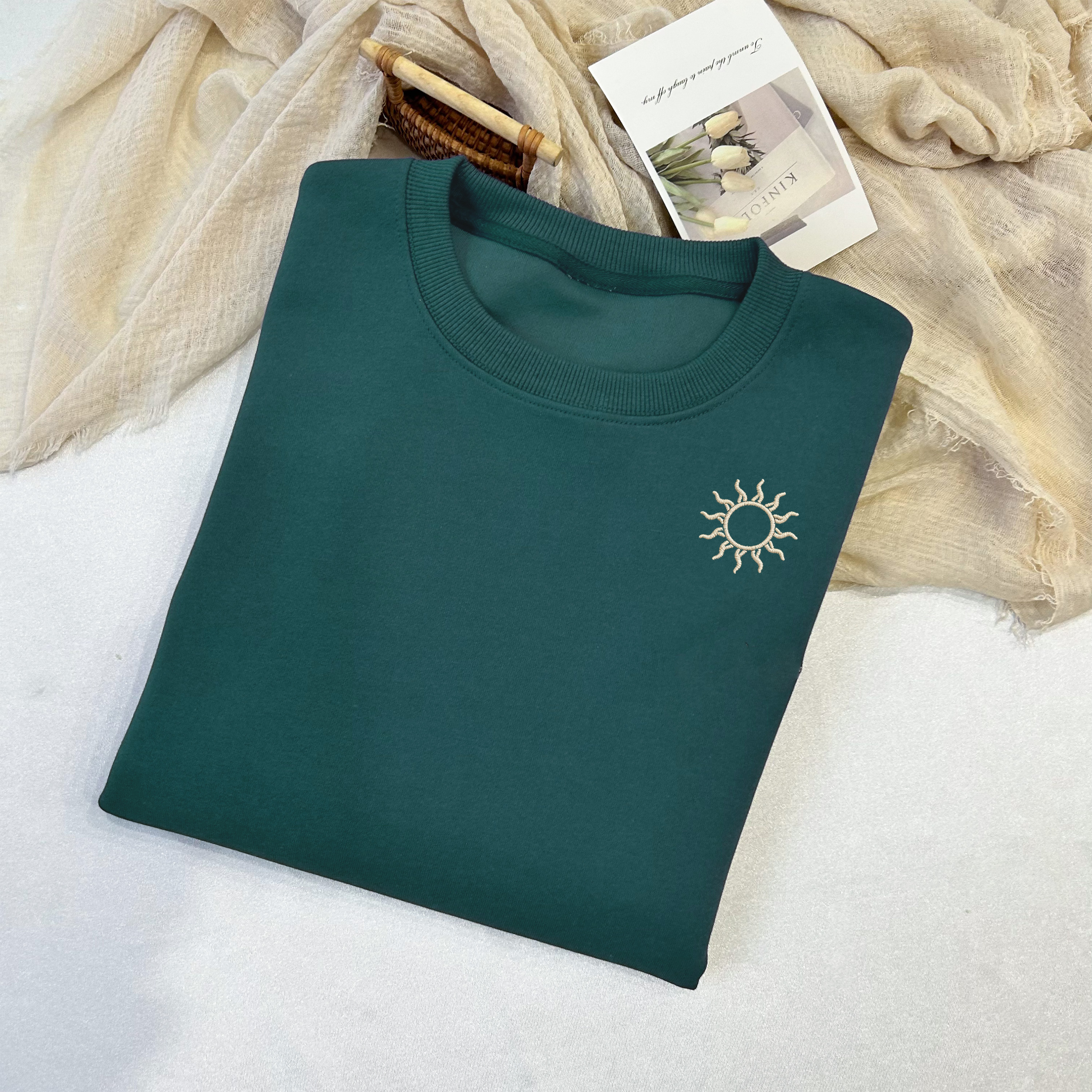 Custom  Sun and Moon Sweatshirt-Gift For Custom
