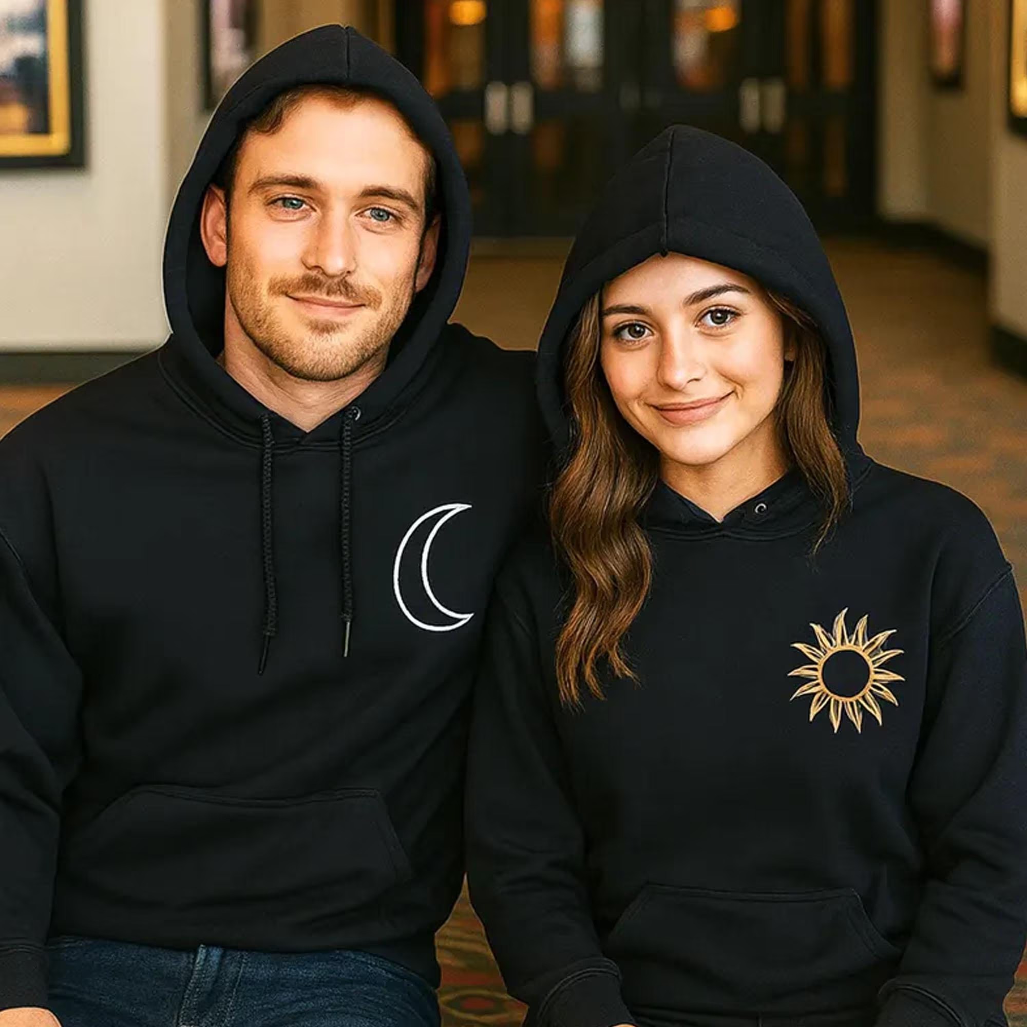 Custom  Sun and Moon V3 Sweatshirt-Gift For Custom