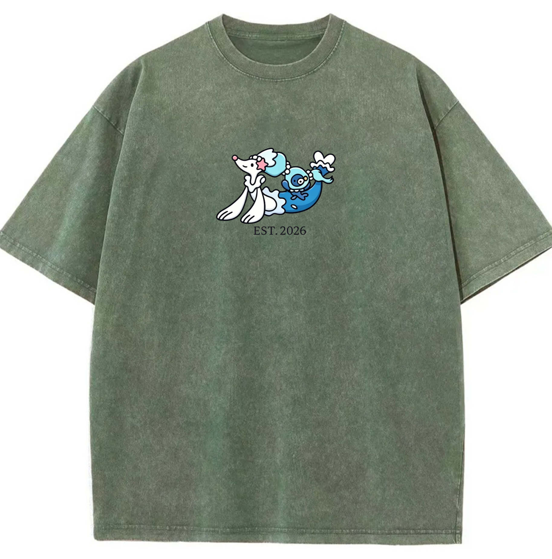 Cute Parent & Kid Primarina Vintage Washed T-Shirt