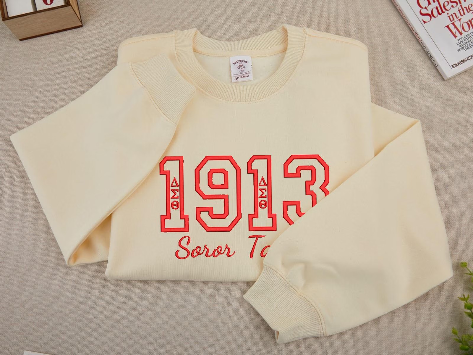 DELTA 1913 embroidered sweatshirt for mom-Gift For Custom