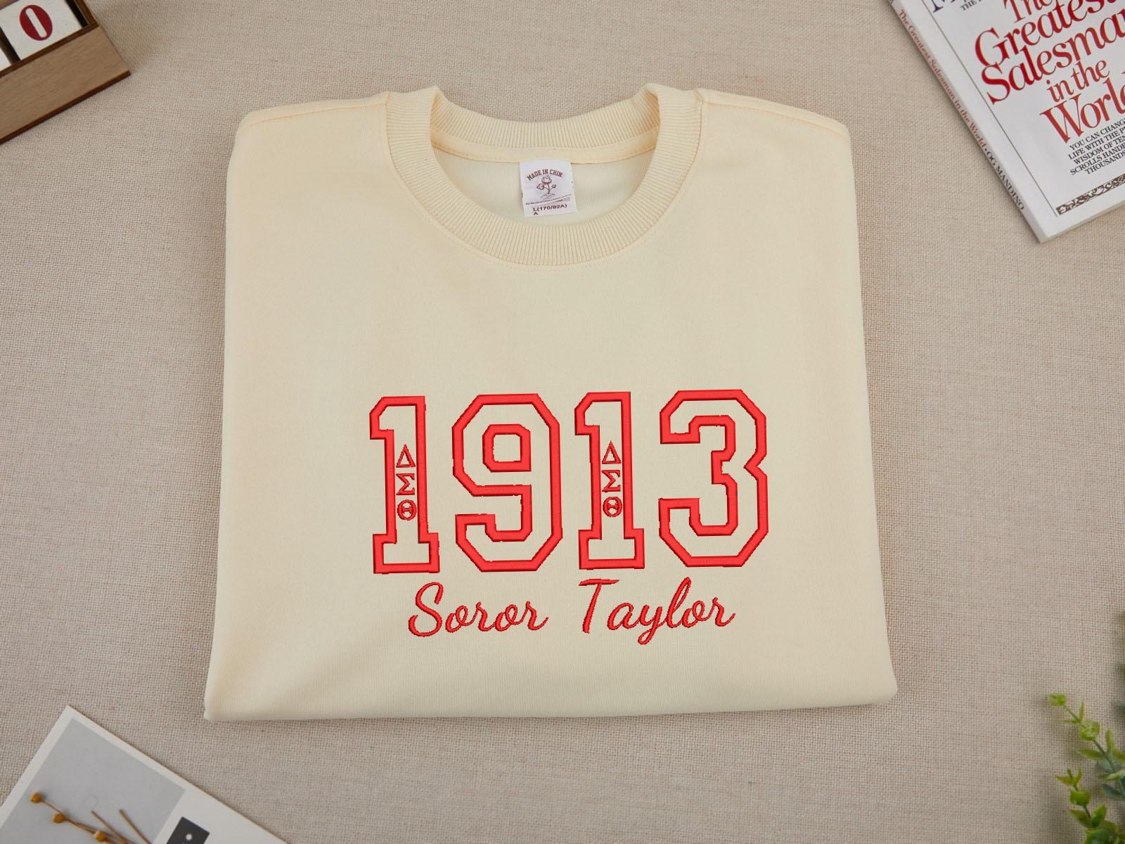 DELTA 1913 embroidered sweatshirt for mom-Gift For Custom