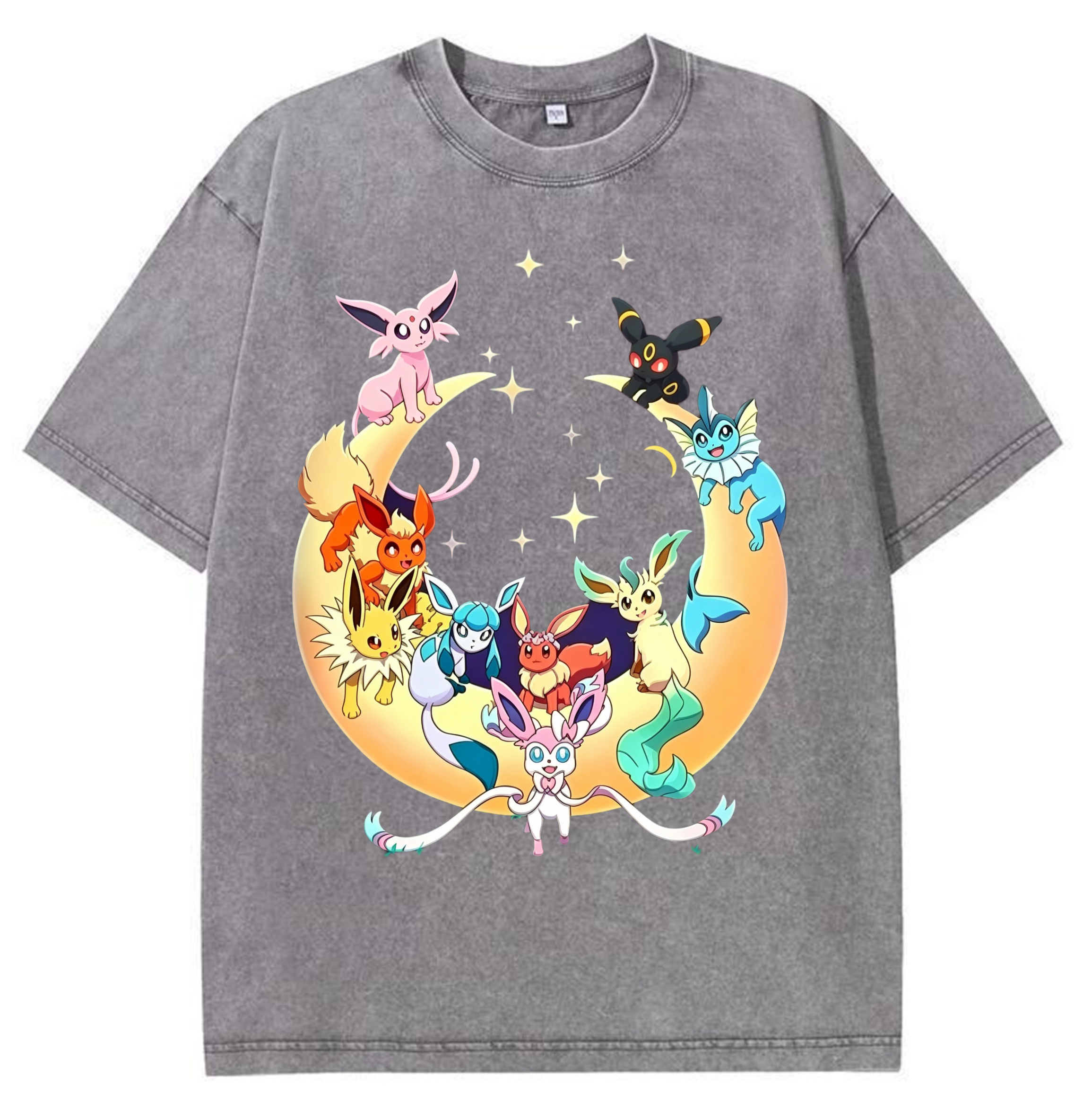 Eeveelutions Vintage Washed T-Shirt，Vintage Gamer Gift