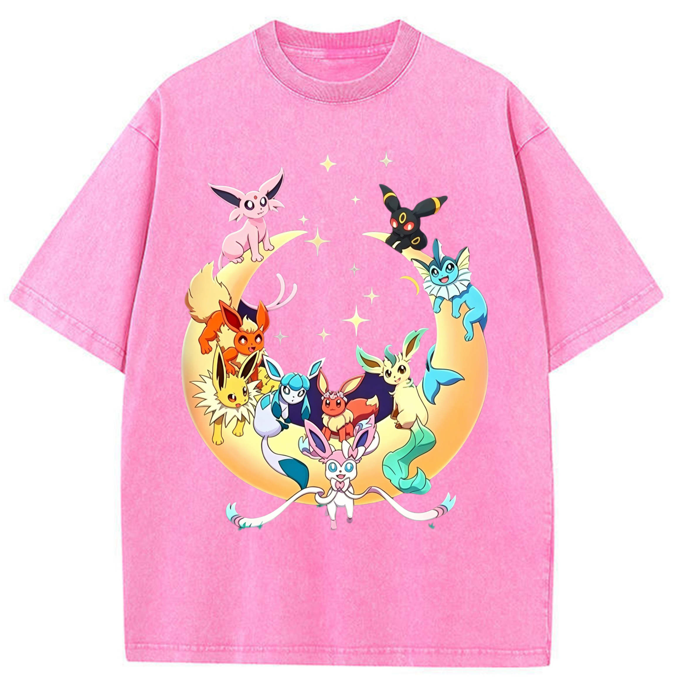Eeveelutions Vintage Washed T-Shirt，Vintage Gamer Gift