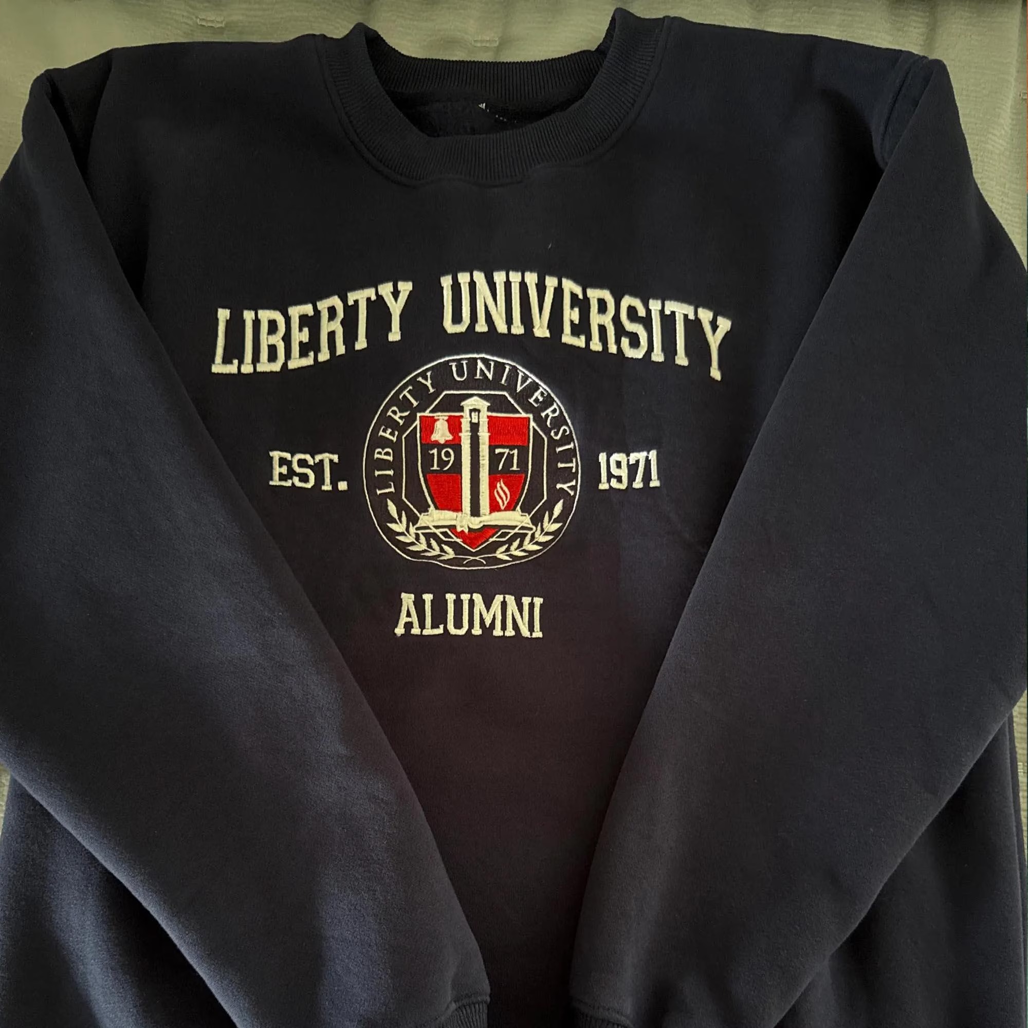 Embroidered Custom College Sweatshirt-Gift For Custom