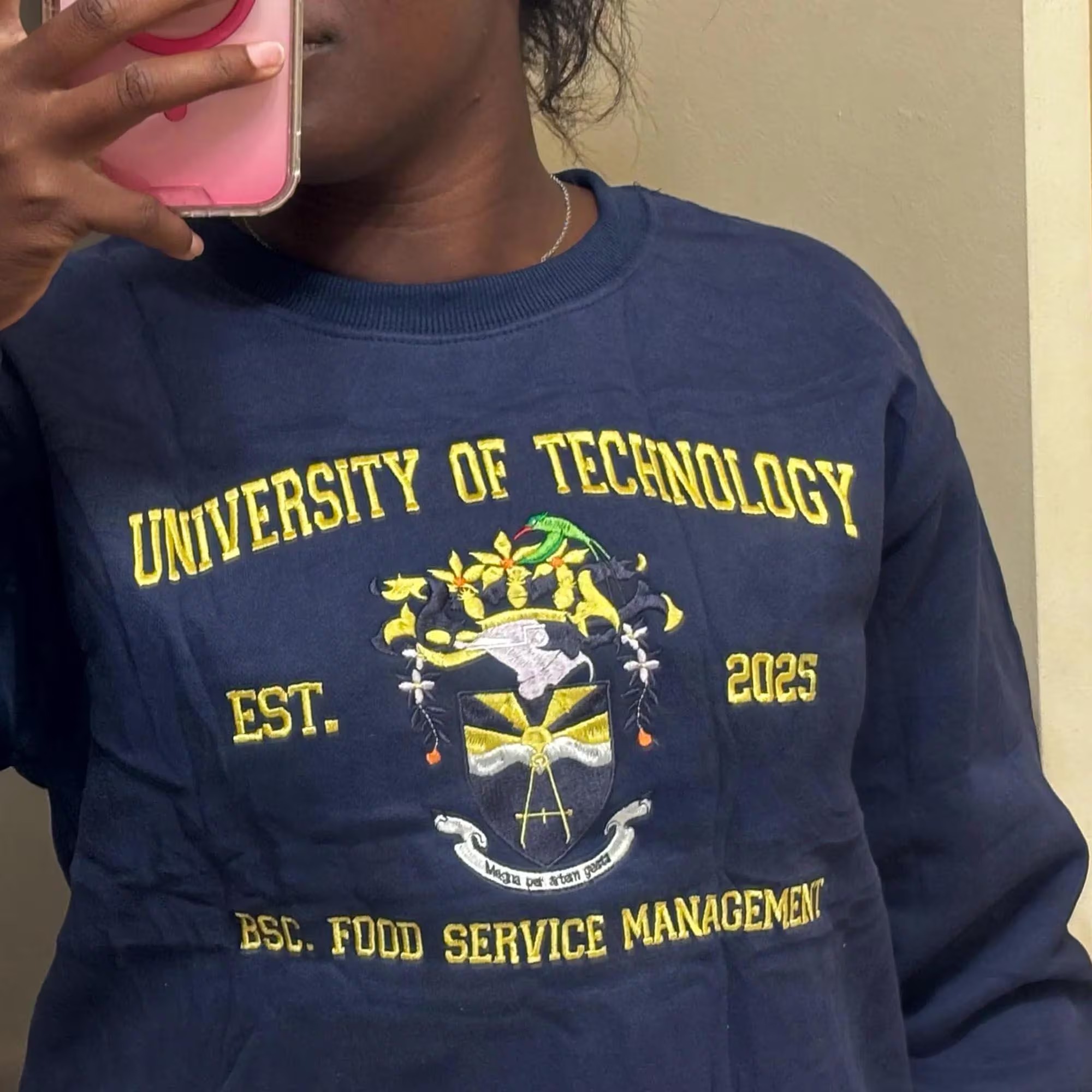 Embroidered Custom College Sweatshirt-Gift For Custom