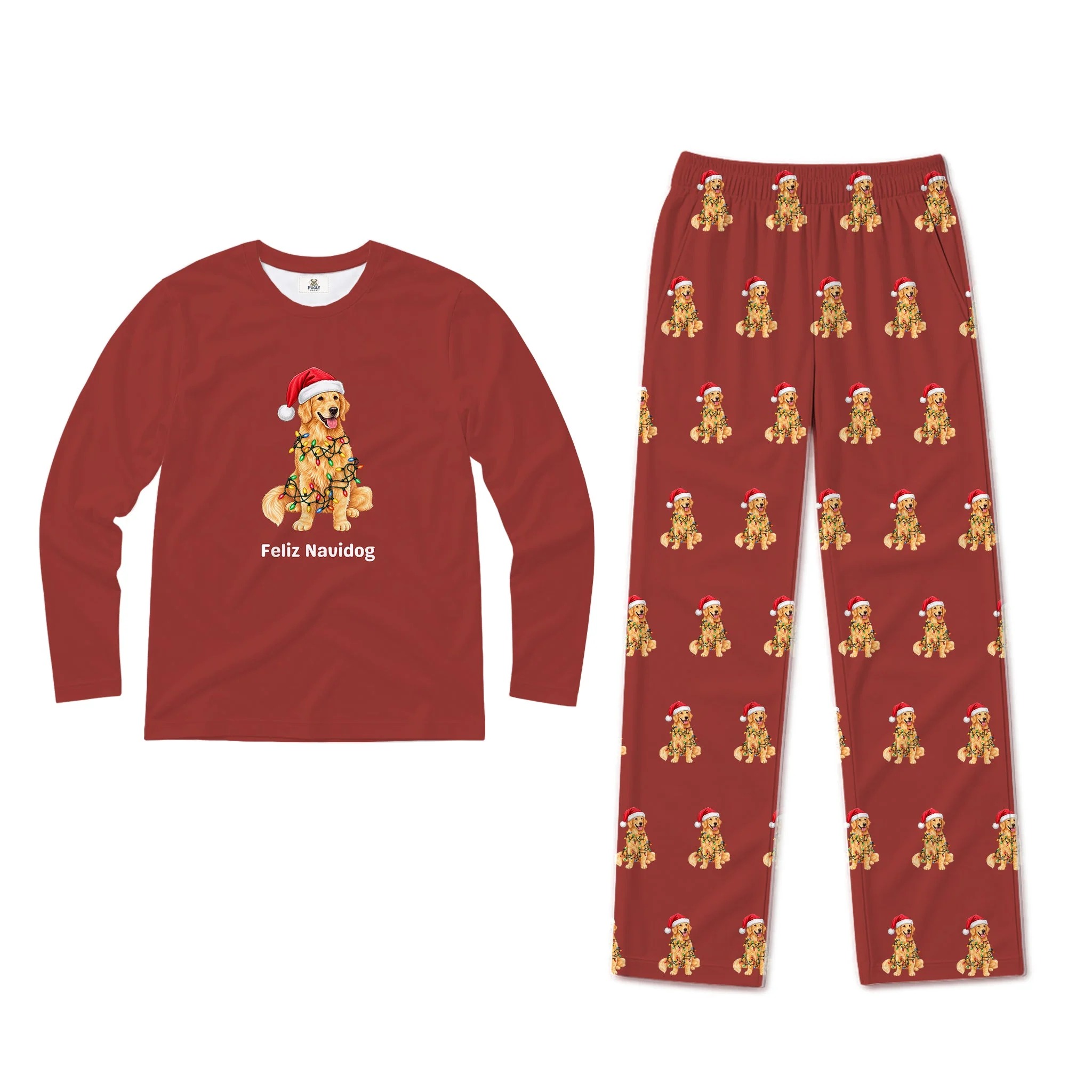 Feliz Navidog Christmas Matching Family Pajamas Set