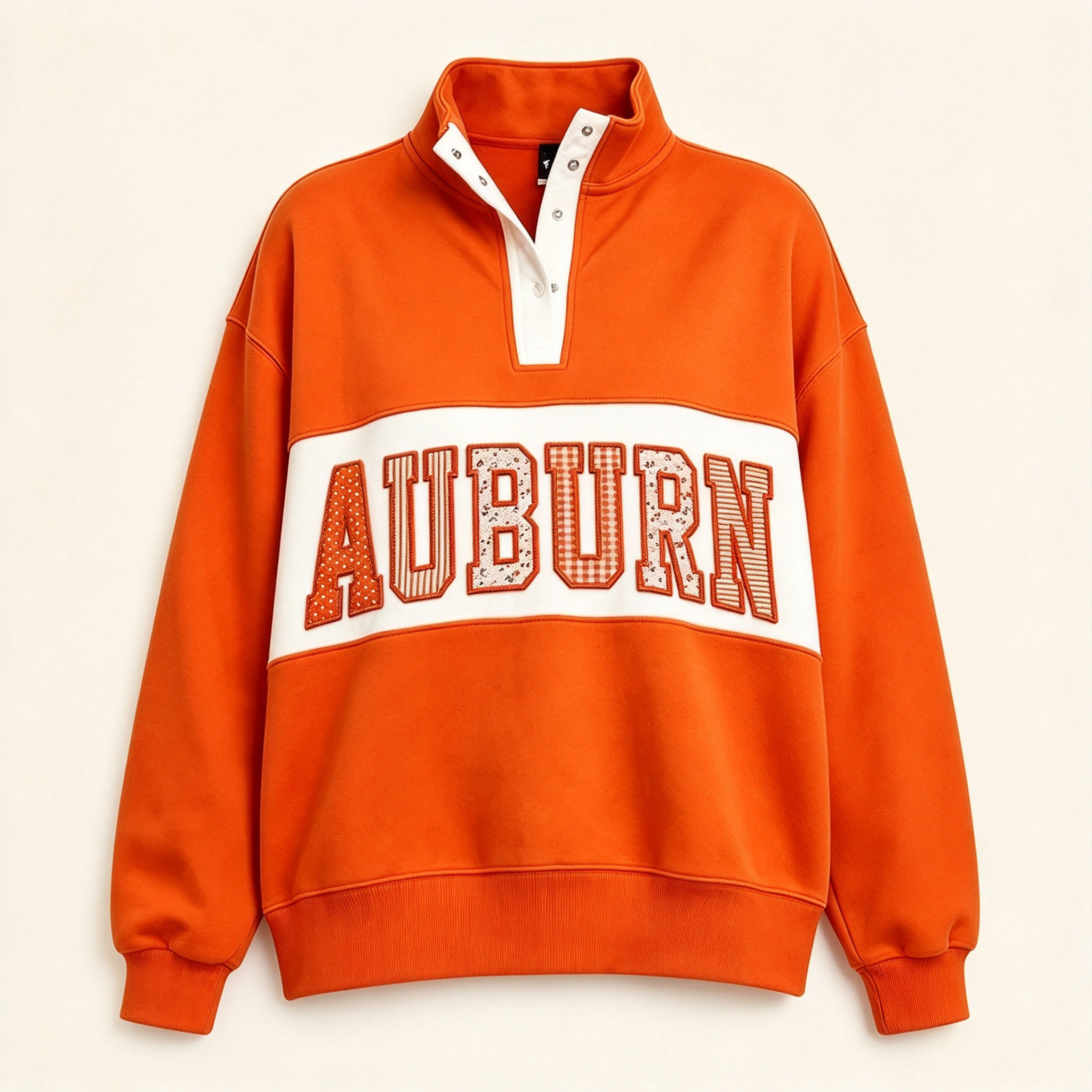 Georgia Bulldogs College Team Name Snap Pullover Sweatshirt