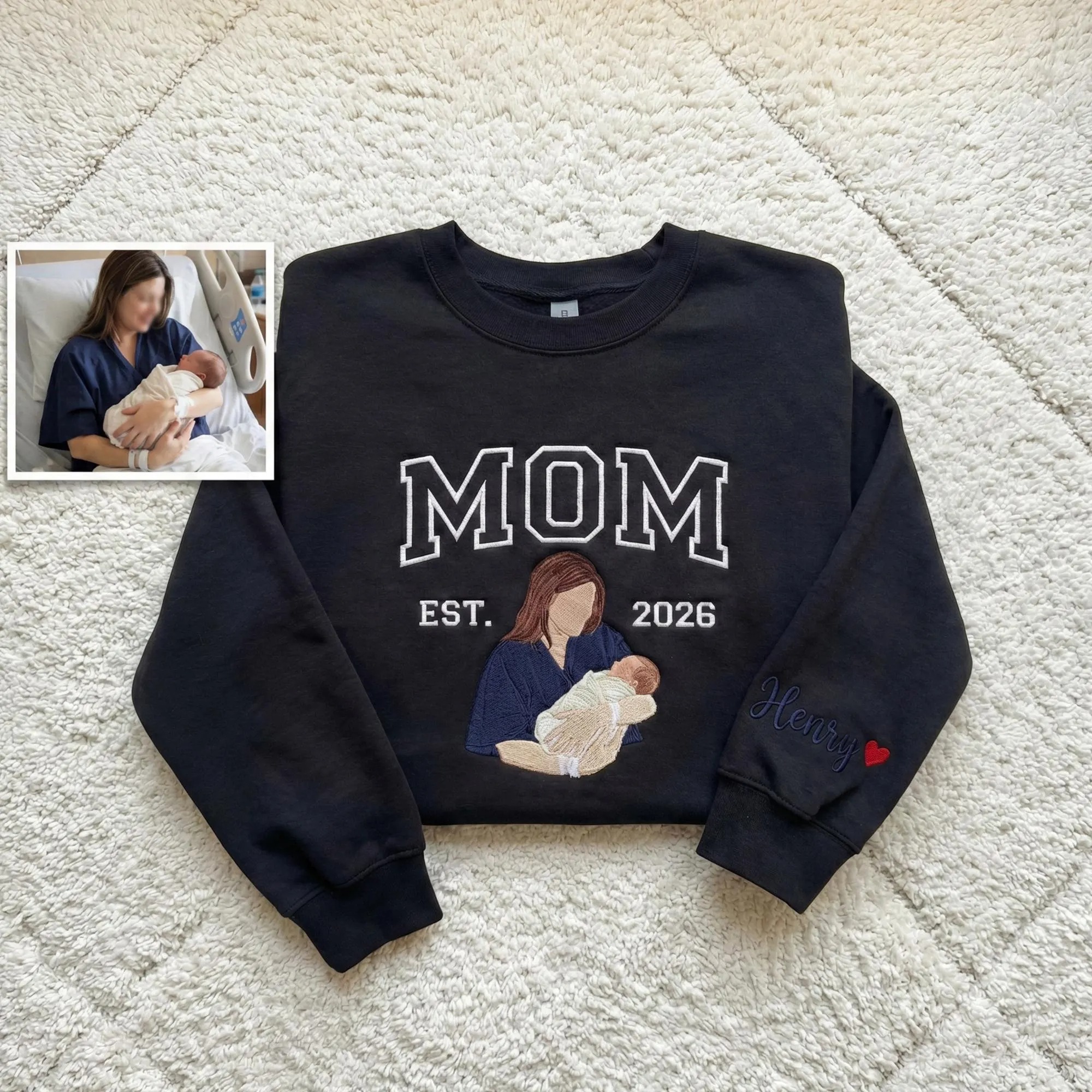 Grandma & mam Sweatshirt with Photo