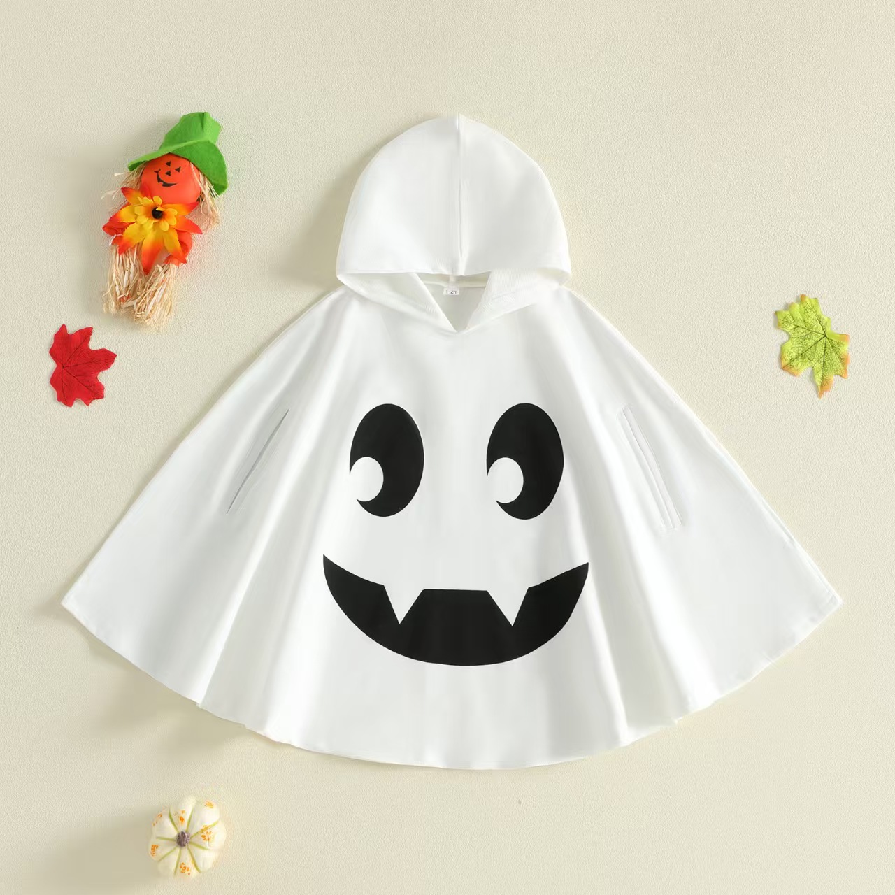 Surprise & Smiley Ghost Hooded Cape