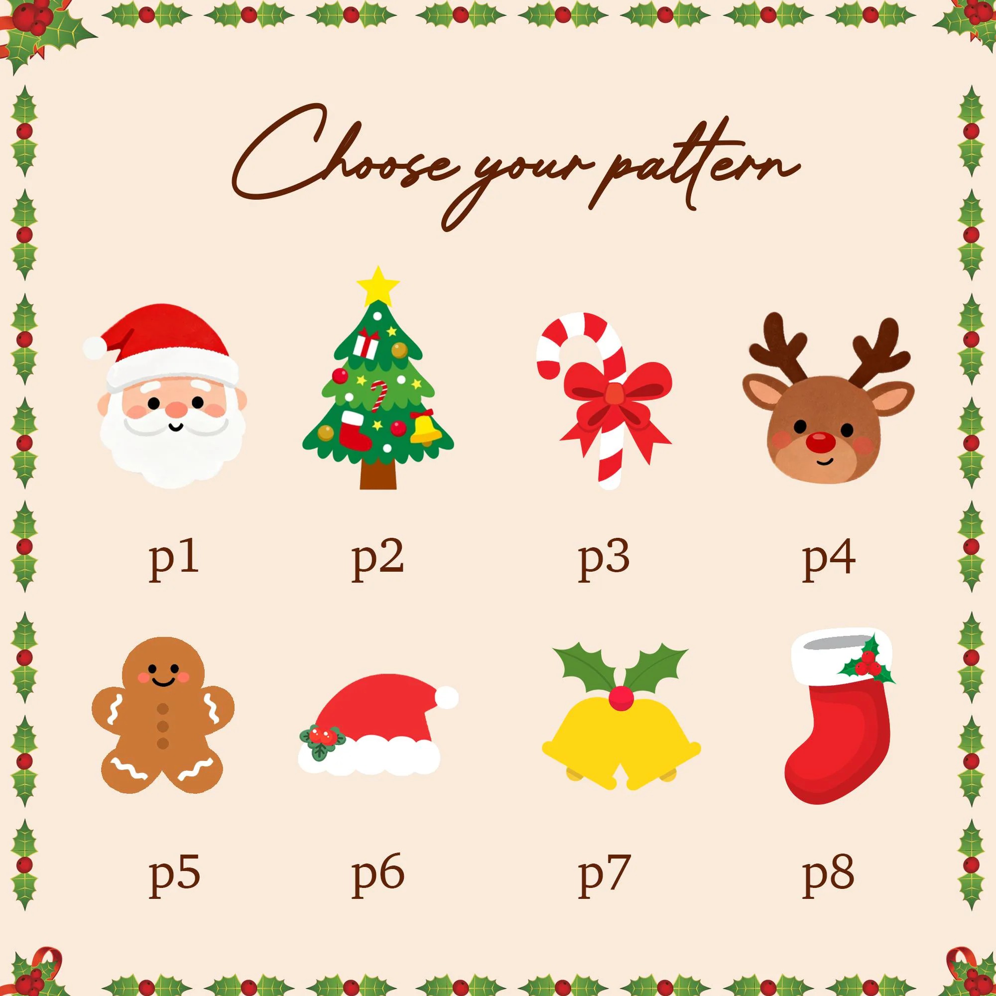 Personalized Custom Name Christmas Embroidered Baby Sweater